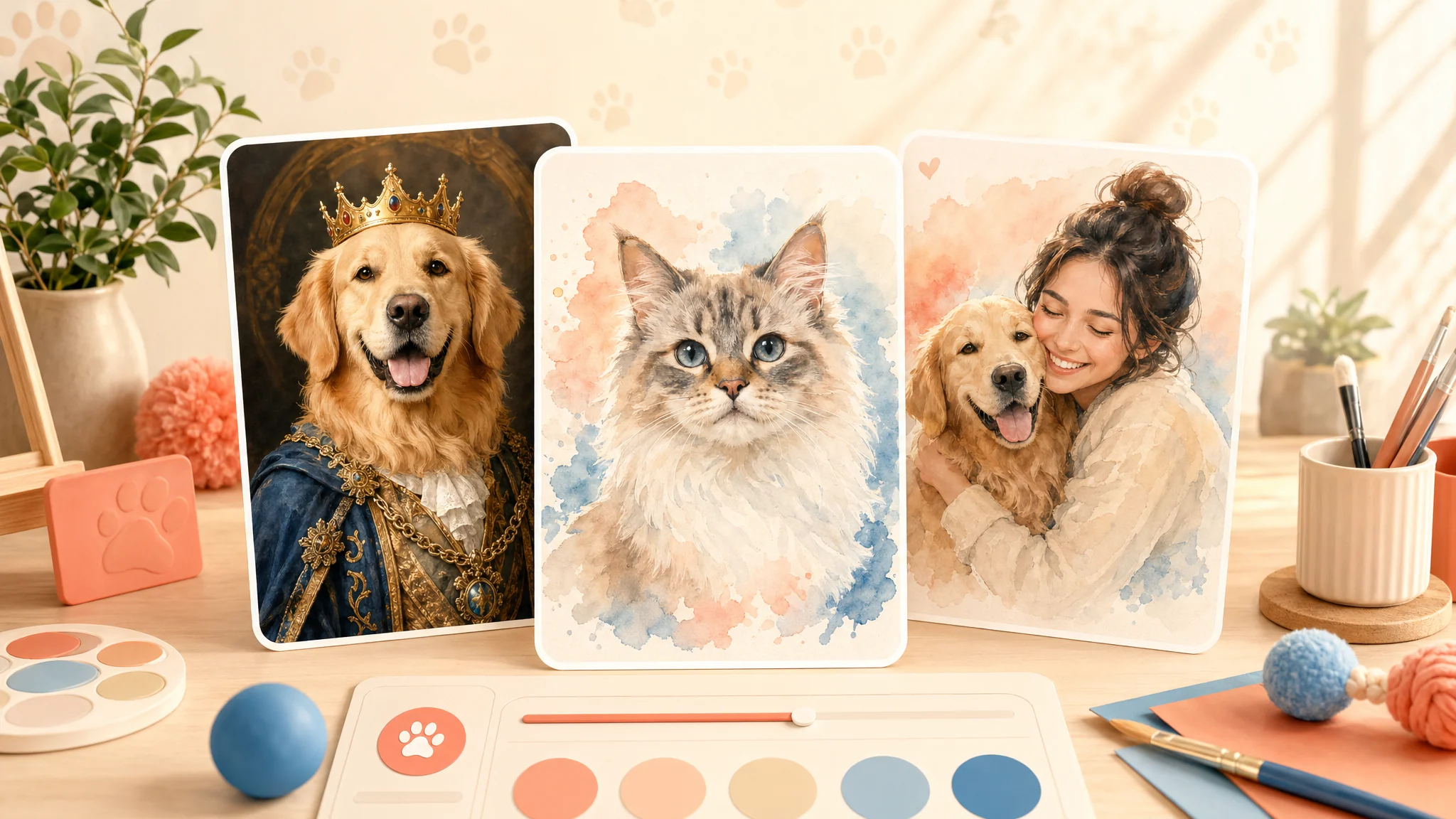Make a Pet Portrait from a Photo guide preview