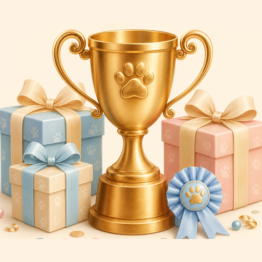 Trophy and gift boxes for a large credit pack